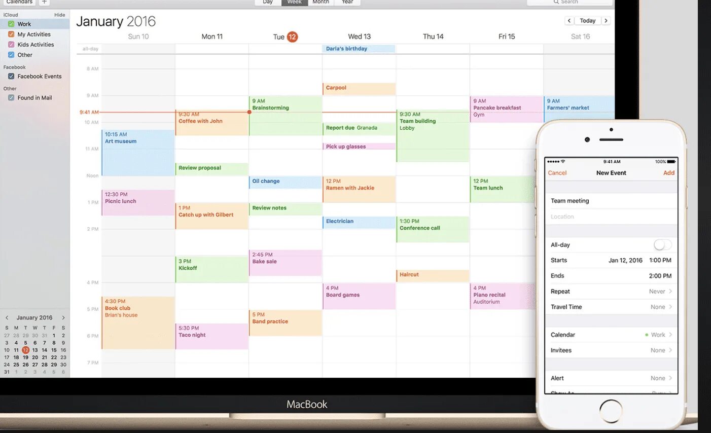 Shared calendar