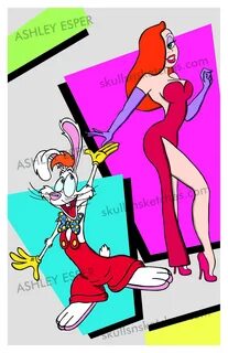 Roger Rabbit and Jessica Rabbit Who Framed Roger Rabbit Movie Etsy