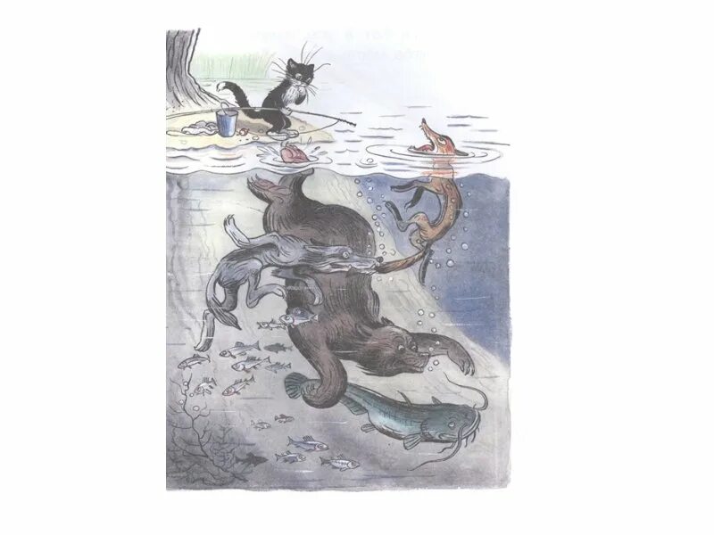 Кот рыболов Сутеев. Кот рыболов сказка. Сутеев сказка иллюстрации кот рыболов. Книга кот рыболов сказки в картинках. Рыбак сказка на английском
