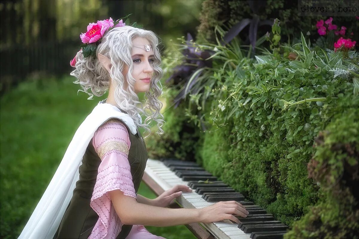 эльфийская арфа. мелани кэррингтон хоббит. эльфийская арфа. песня эльфов. фейри феи.