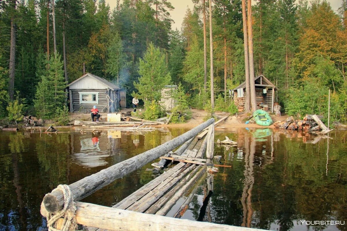 Рыбалка в избе