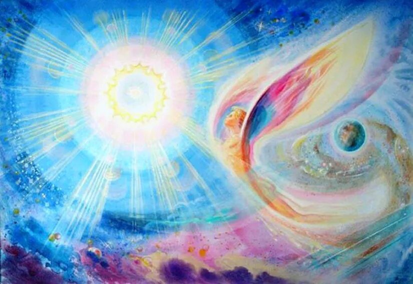 Стал духовным. Духовность эзотерика. Божественный свет. Вселенская Гармония. Свет эзотерика.