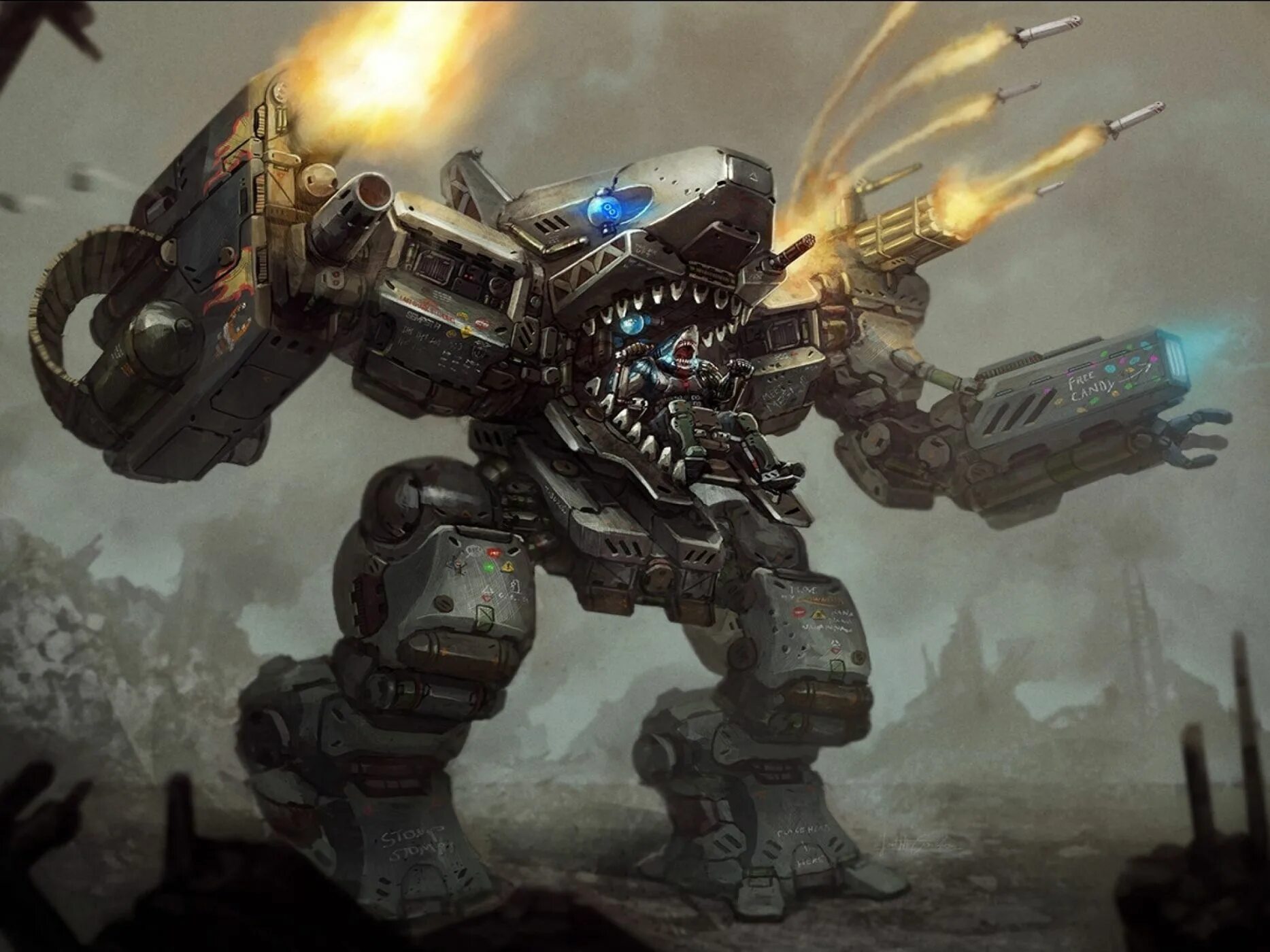 Мех арт. Робот мех sci-fi art. робот – giant mech. таргар боевой робот. гигантские боевые роботы будущего.