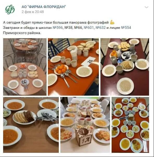 Школьная столовая отравила. Фирма флоридан спб. Флоридан спб питание школьников инн. Комбинат питания спб. Ооо фирма флоридан.