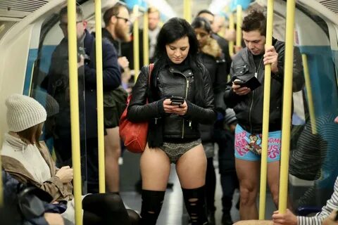 Calling All Exhibitionists: No Trousers On The Tube Day.