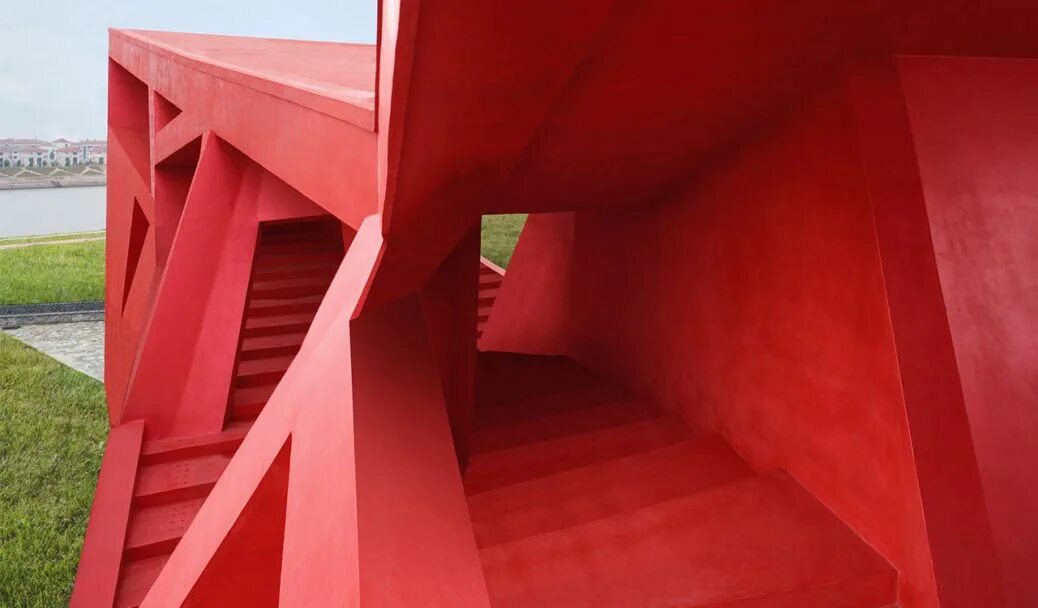 Шведский павильон. Павильон даниэль либескинд, 2001. Красный киоск. Легковозводимые торговые павильоны. Павильон красного цвета.