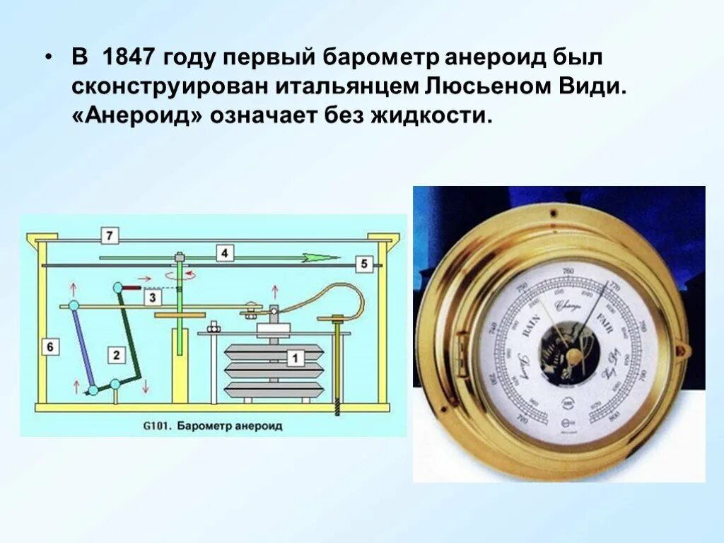 Анероид показывает давление 1013. Барометр и барометр анероид. 1. Барометр-анероид. Барометр анероид атмосферное давление. Изобретатель барометра анероида.