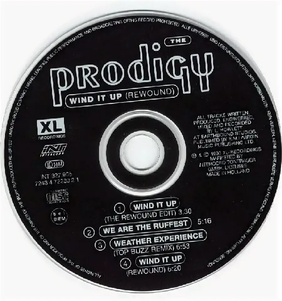 The Prodigy - Demo Tape (1990). Prodigy Wind it up (Rewound). Liam Howlett Demo Tape. Prodigy Demo Tape TDK. Demo tapes