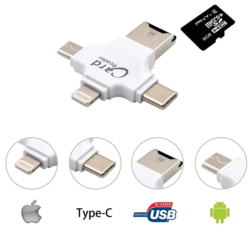 Lightning sd card reader. Адаптер картридер tfsd usb-c microusb usb 3.0. адаптер картридер lightning для sd microsd usb. картридер для чтения карт памяти sd - usb type c. переходник usb type c на microsd.