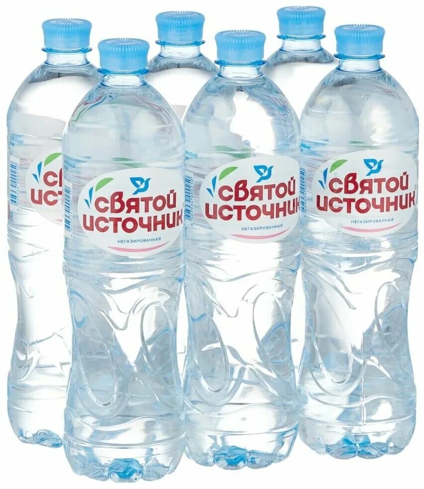 Шт вода 0 5 л. Святой источник негазированная 1.5 пэт. вода святой источник негазированная 1.5 л. вода &quot;святой источник&quot; 1,5л пэт негазированная первой кат. * (6шт.). вода негазированная питьевая святой источник, 0,5.