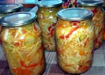 Салат донской без капусты на зиму