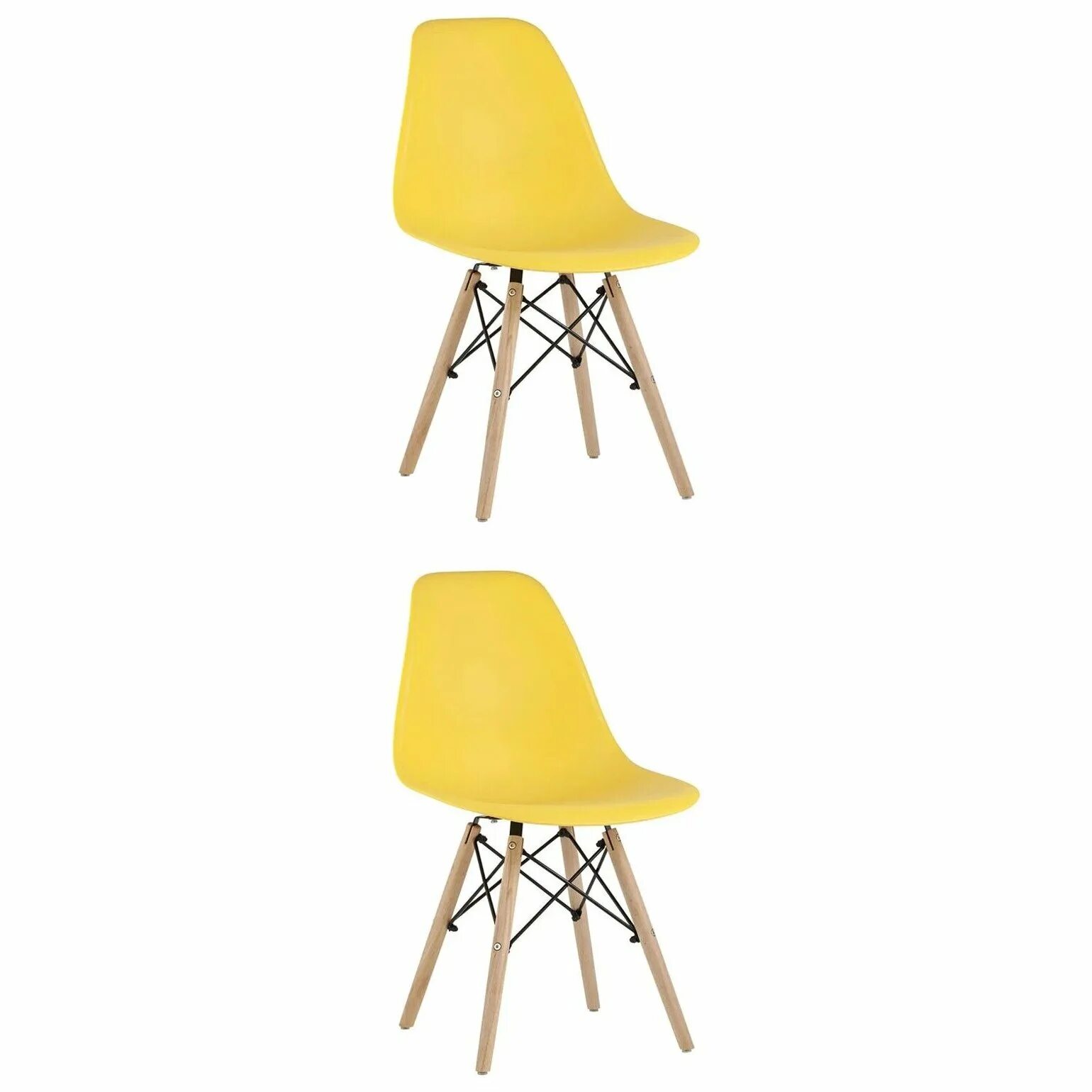 Комплект стульев DSW Style, желтый, 4шт.. Стул Stool Group Eames DSW. Стул Style DSW желтый 4 шт. Стул без запаха