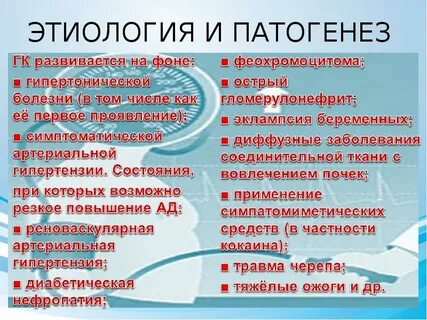 Гипертоническая болезнь механизм развития