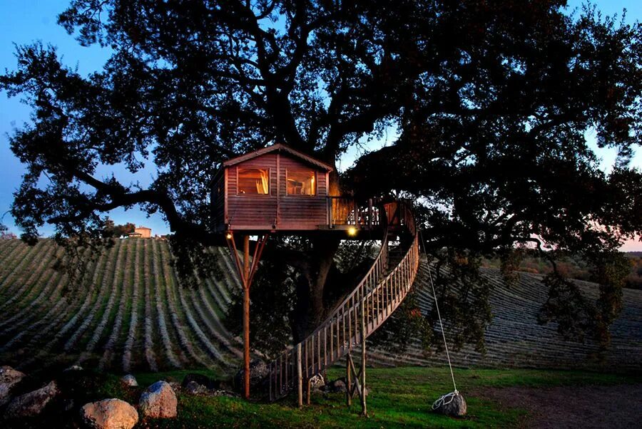 It s a tree house. Отель «домик на дереве» в харадсе, швеция. &quot;домик на холме&quot; аше. домик в деревне. treehouse домик на дереве.