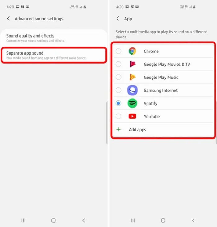 Separated apps что это. Отдельный звук из приложения samsung. separated apps samsung что это. для чего приложение сепаратед аппс в самсунг.
