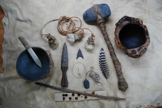 Tools native. Primitive survival tool. primitive tools in animation.