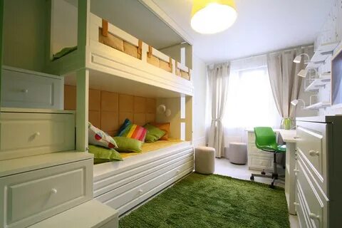 Фото детской комнаты для двоих детей