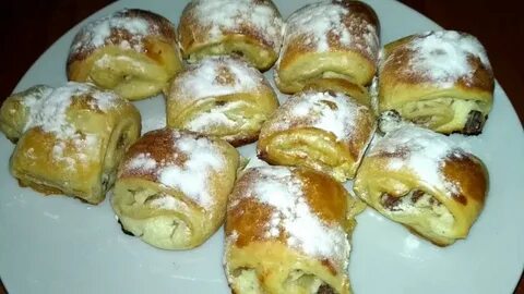 Тесто с творогом и изюмом
