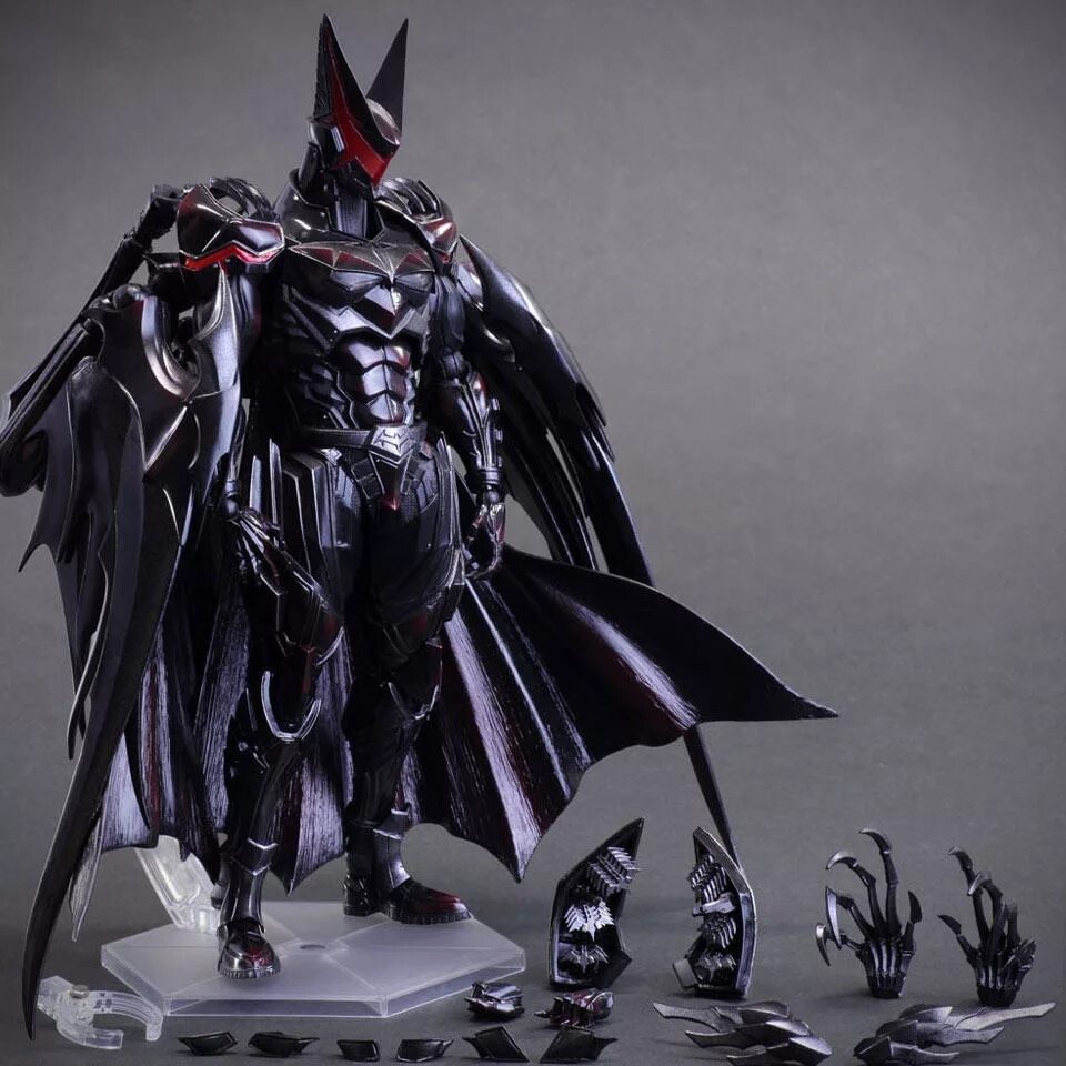 Batman Tetsuya Nomura. Square Enix Batman. Nomura Square Enix. Variant Play Arts Kai - DC Comics designed by Tetsuya Nomura Batman. Batman play