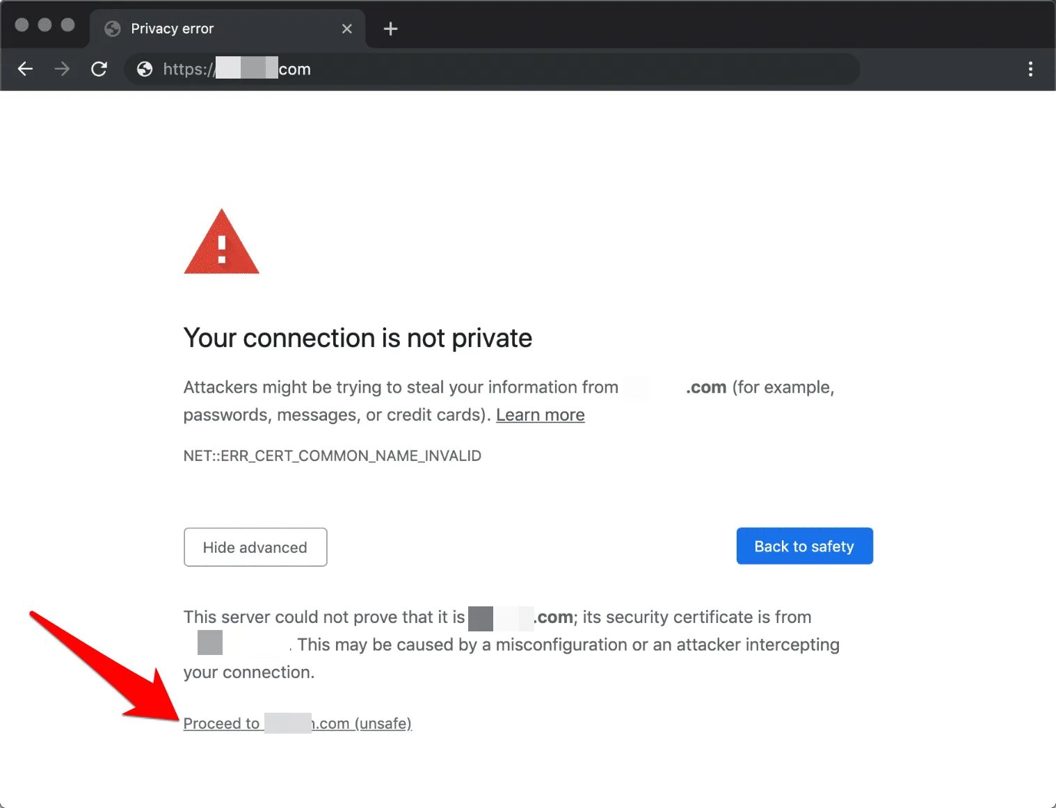 Ошибка подключения внешних метаданных. Err_cert_authority_invalid. your connection is not private. ошибка err cert authority invalid. net::err_cert_date_invalid.