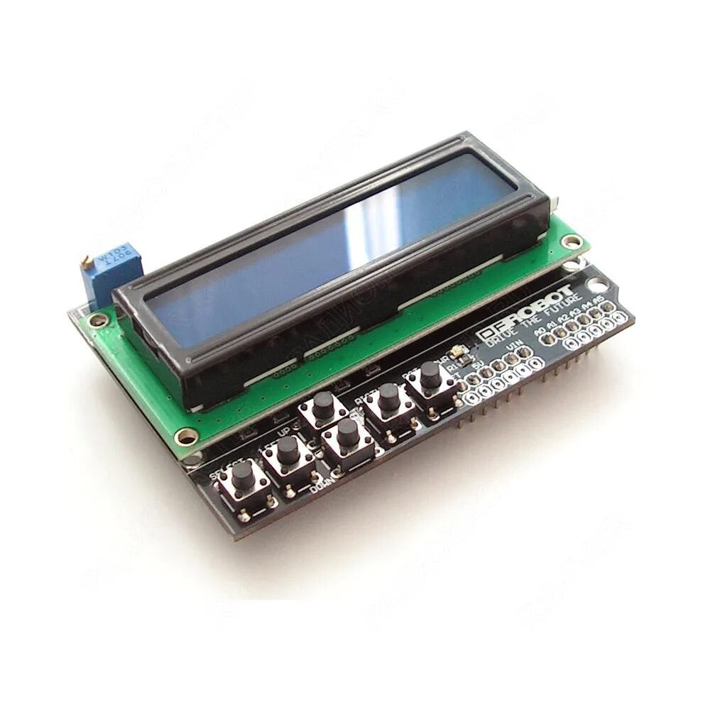 Robot lcd. Lcd модуля keypad (lcd1602, 2×16, 5v). lcd keypad shield 1602 к arduino nano. шилд lcd keypad shield 1602 метеостанция. d1 robot lcd keypad shield к nano.