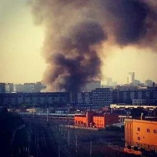 В москве снова горит