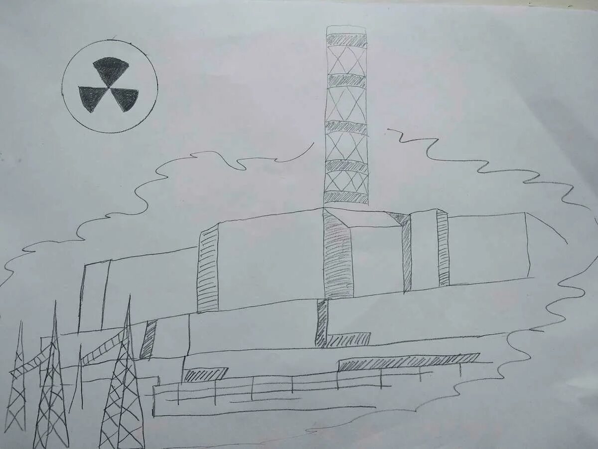 Рисунки про чернобыль. Раскраски про Чернобыльскую ЧАЭС. Чернобыльская атомная электростанция распечатка ЧАЭС. Чернобыльская АЭС рисунок. Рисунок для срисовки карандашом Чернобыль ЧАЭС.