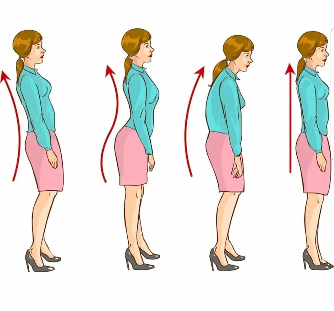 Как правильно держать спину. Осанка. Правильная осанка. Правильная походка для женщин. Правильное положение спины.