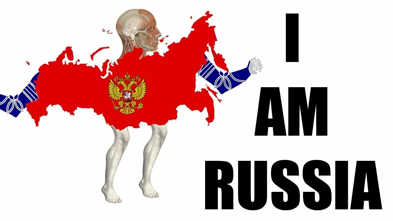 I am Russia. Russia is down Forever. Stand with Russia. With Russia. Ис раша