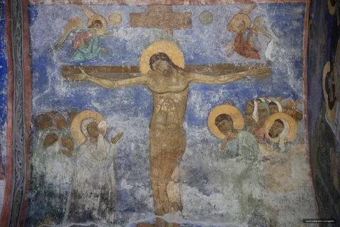 Фрески спасо мирожского монастыря