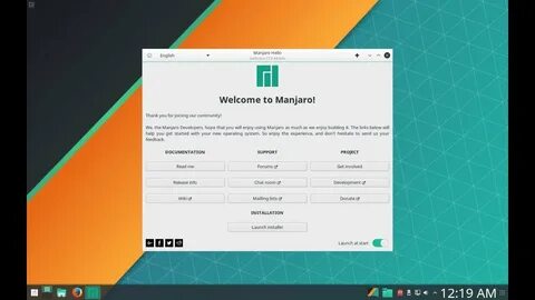 Manjaro kde
