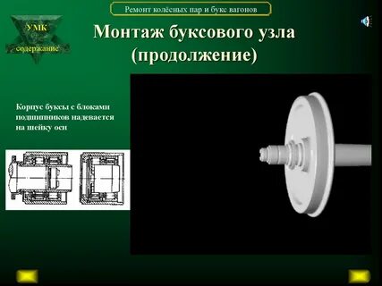 Букса колесной пары
