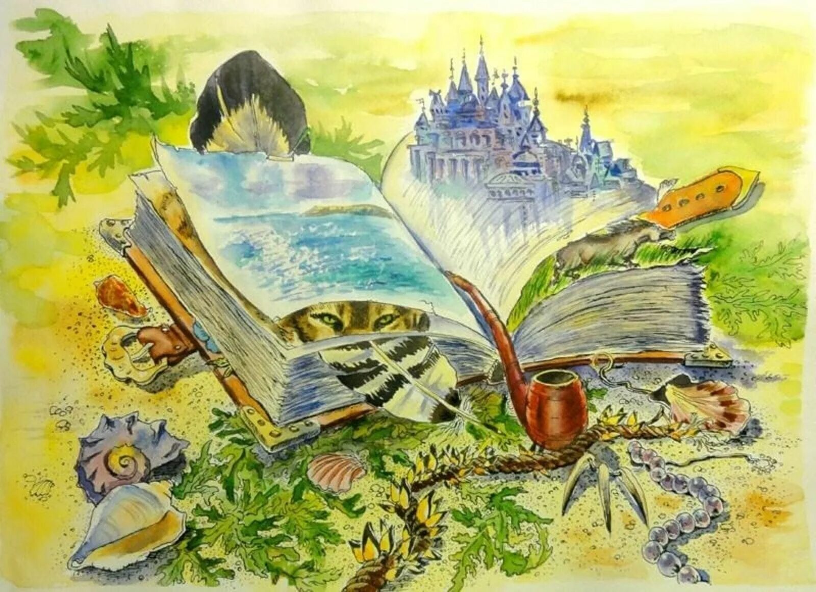 Дети на страницах книг. Иллюстрации к книгам. книжная иллюстрация. сказочная книга. литературные иллюстрации.