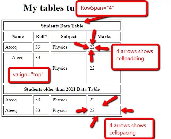 Cellspacing в html. Атрибут cellspacing. Html таблица cellpadding cellspacing. Html таблица padding. Border spacing