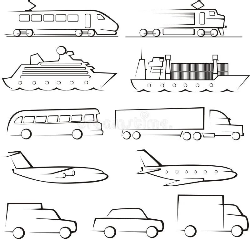 Машина пароход самолет. Зарисовки транспорта. Нарисовать транспорт. Графическое изображение транспорта. Наброски транспорта.