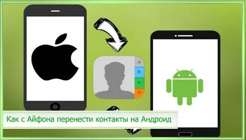 Как перекинуть с айфона на андроид