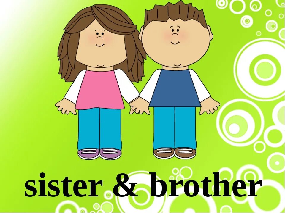 Sister картинка. Brother для детей. Sister карточки для детей. Дети брат и сестра. We are family sister