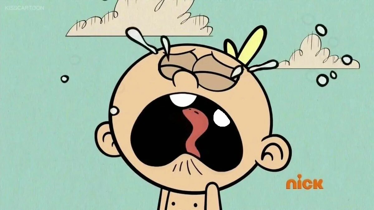 Making a loud noise. Making a loud noise