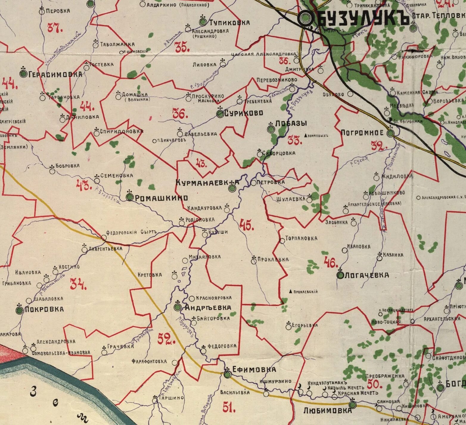 Карта Бузулукского уезда Самарской губернии 1850. Карта Бузулукского уезда Самарской губернии 1912. Оренбургская Губерния Бузулукский уезд. Бузулукский уезд карта 1912. Деревни чкаловской области