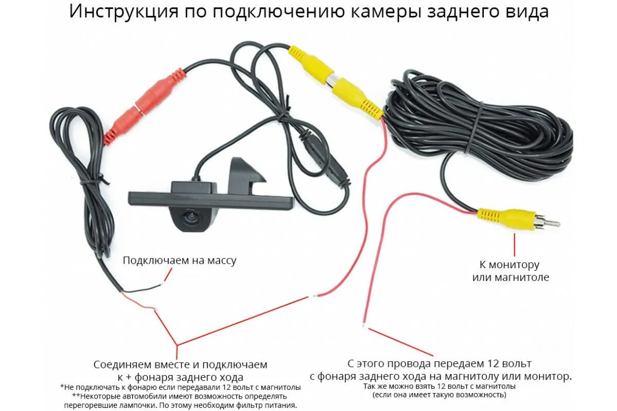 Teyes ahd камера заднего