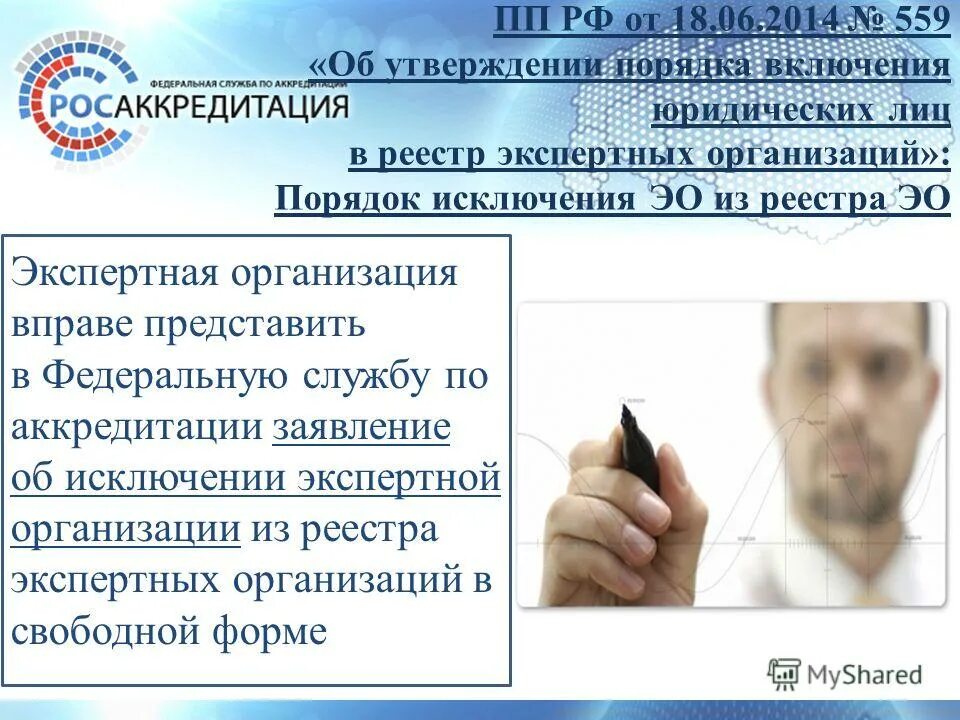 Аккредитация экспертной организации.