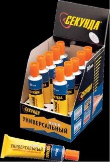 Клей секунда универсальный прозрачный