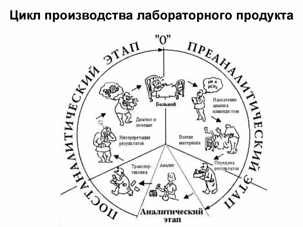 Этапы лабораторного анализа. Преаналитический этап лабораторных исследований. Цикл производства лабораторного продукта. Схема этапов лабораторного анализа.