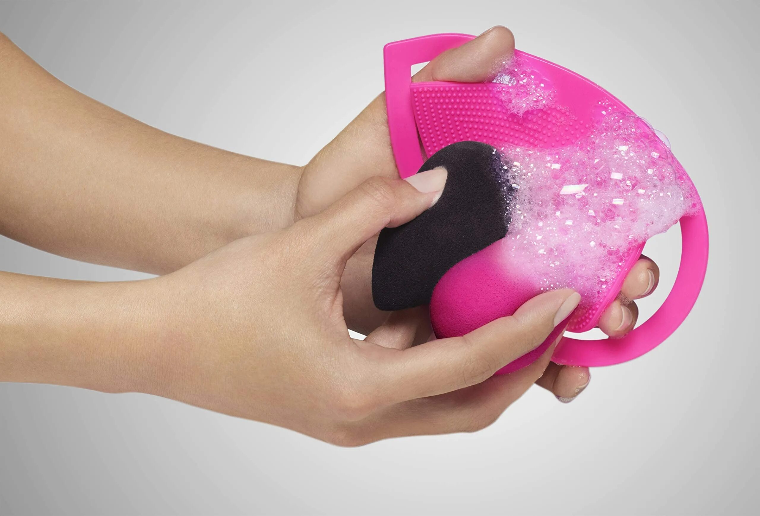 Как мыть спонж. Спонж, beautyblender, wave. спонж для чистки кистей. варежка для очистки кистей для макияжа. вибромассажер спонж.