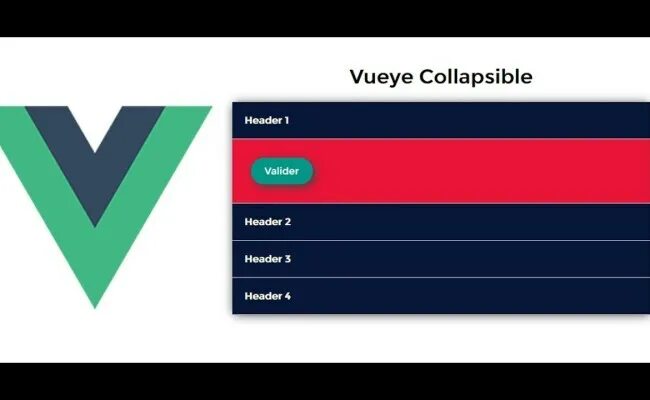 Vue custom component. Collapse component. vue switch.