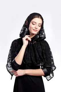 Черный цвет платка