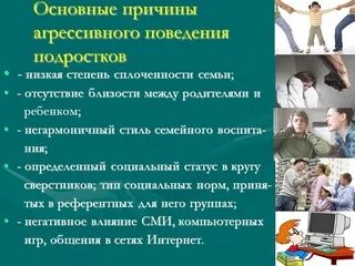 Формы агрессивного поведения подростков. Формы агрессивного поведения подростков