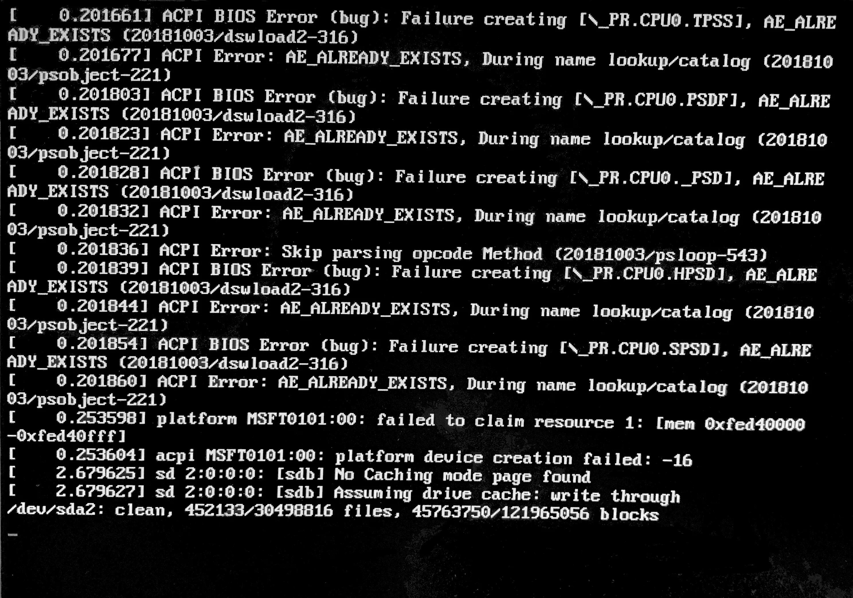 Error already exists. Баг error. ubuntu ошибка при загрузке. bug ошибка. черный экран error.