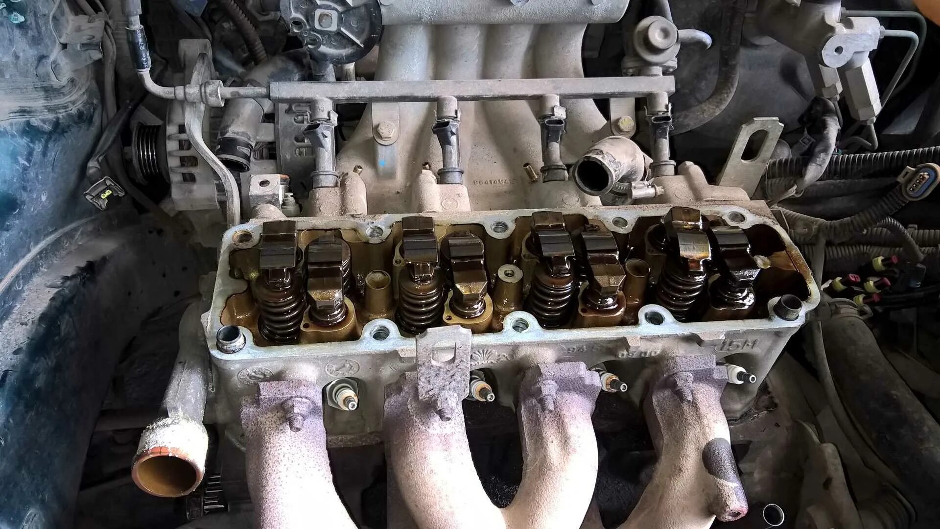 Шевроле ланос как снять головку блока Замена прокладки ГБЦ Chevrolet Lanos, 1,5 л, 2008 года своими руками DRIVE2