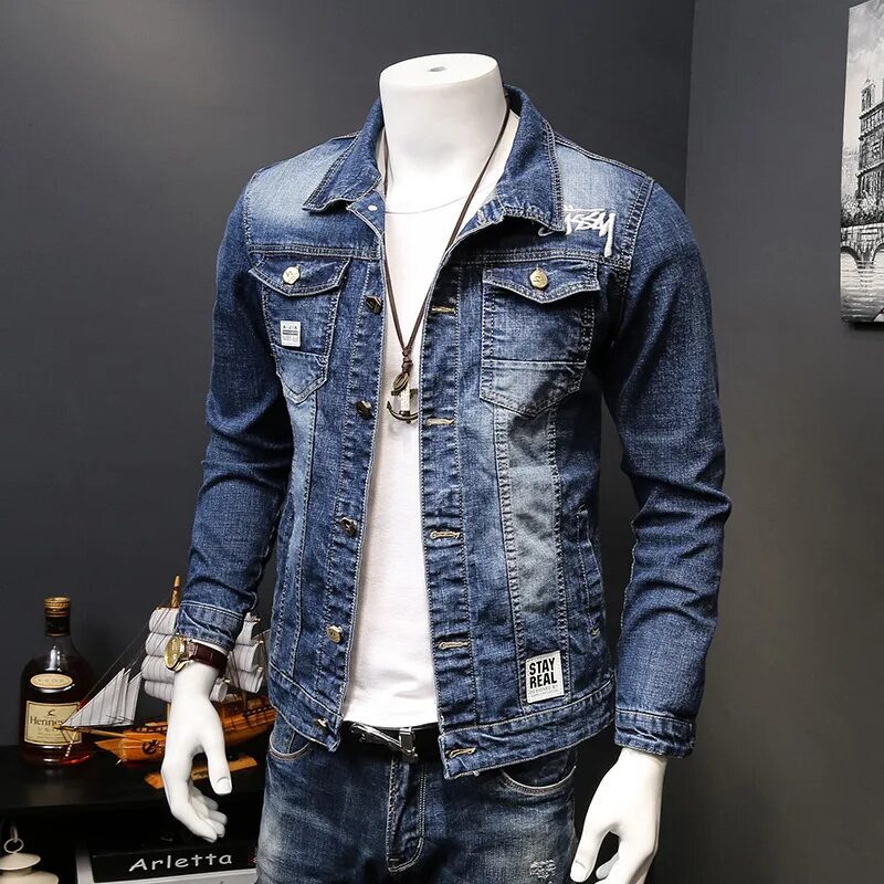 Мужская джинсовая куртка koton. Джинсовая куртка мужская levi's 7233403510. Bolubao куртка мужская. River island джинсовая куртка мужская. Мужчина в джинсовой куртке.